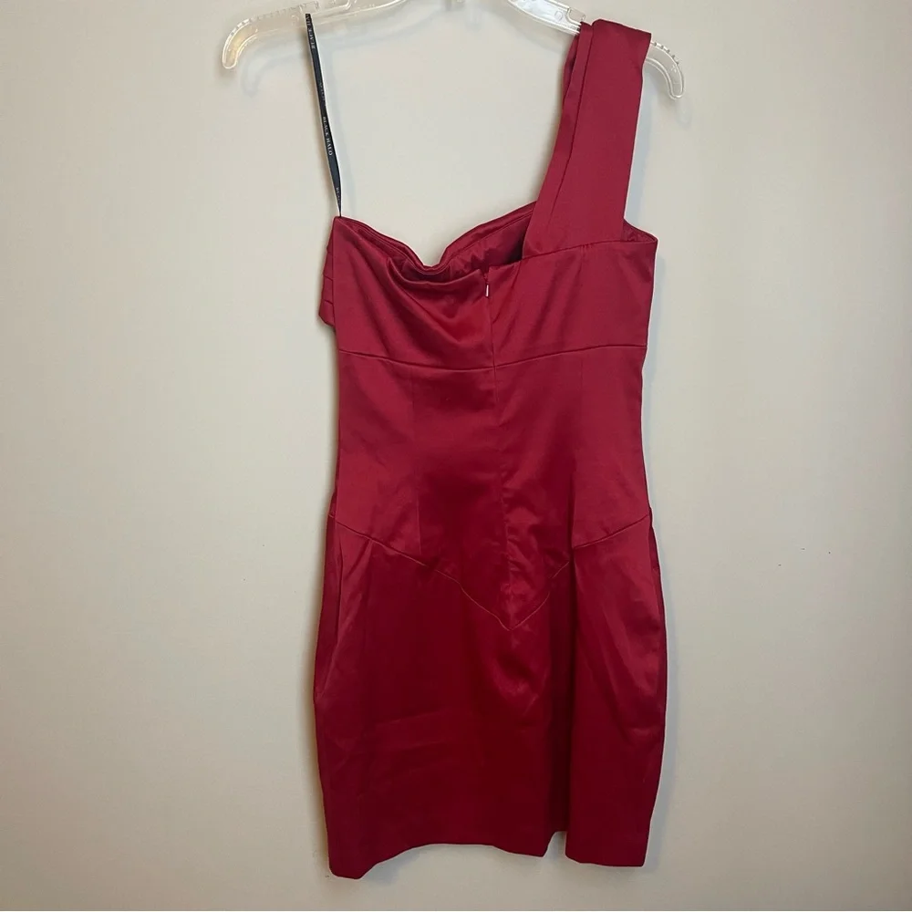 Black Halo Dress Size 2 Reynier Mini NWT Flame Red - Picture 6 of 6